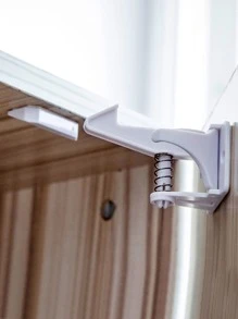 zhihaijunxiao1 1pc Portable Lock - White - View 5