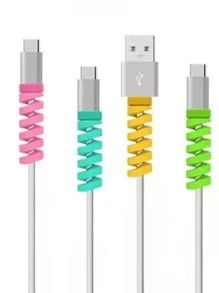 10入組隨機數據線抗折保護裝置 - 彩色 - 查看 3