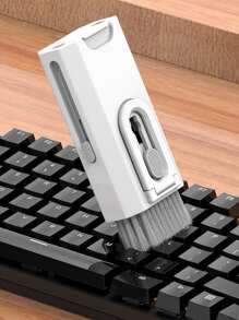 便攜式多功能無線耳機插頭清潔筆清潔完整套裝清潔除塵筆清潔筆耳機插頭清潔刷 - 白色 - 查看 7