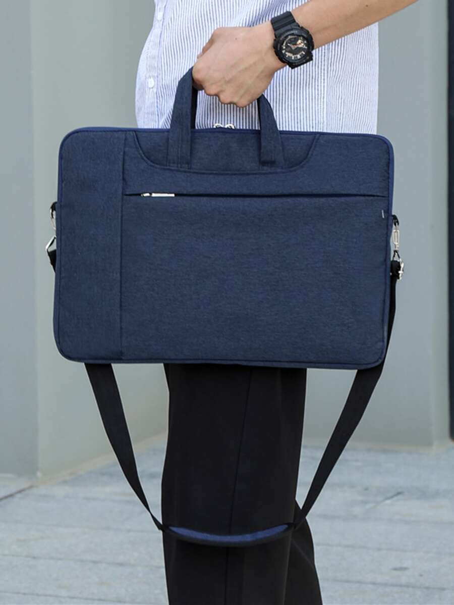 Túi máy tính xách tay rắn - Màu xanh lam - Xem 1
