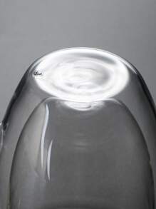 1pc Clear Glass Cup, Transparent Coffee Mug For Household - Clear - View 3