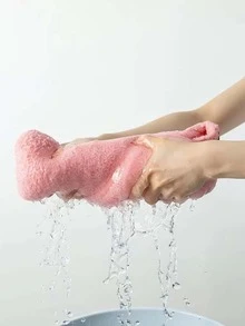 1入組素色乾髮帽粉色軟髮帶 - 彩色 - 查看 6