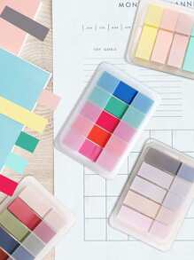 6pcs/Set With Box 600 Sheets Transparent Divider Stickers - Multicolor - View 3