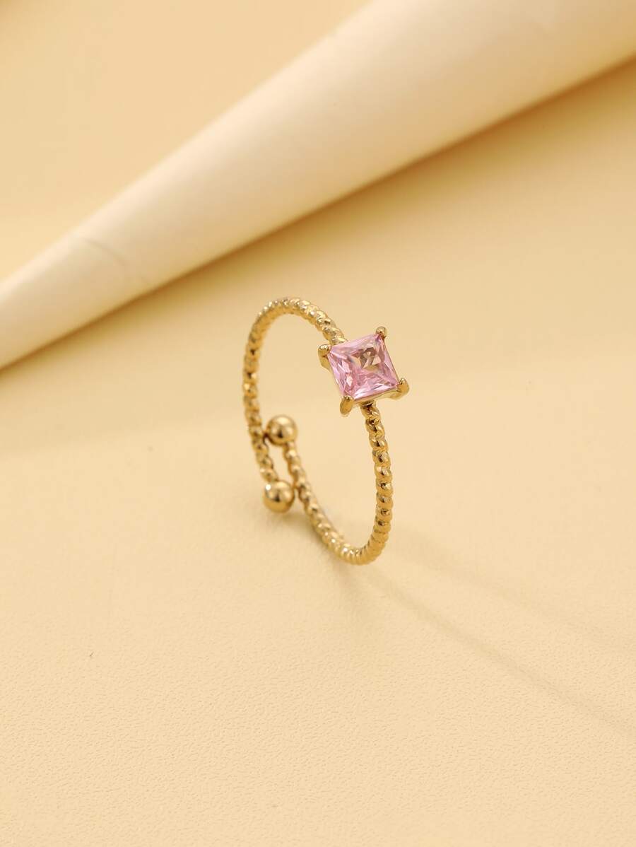 Vòng bít trang trí bằng đá khối Zirconia - Nhiều màu - Xem 1