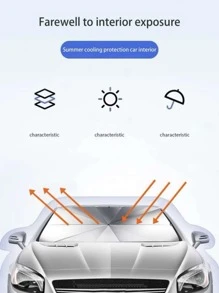 1pc Car Windshield Sunshade Umbrella, Car Sun Shade