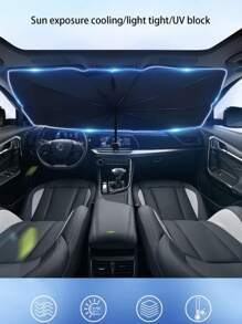 1pc Car Windshield Sunshade Umbrella, Car Sun Shade