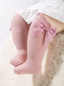 6pairs Baby Bow Decor Socks - Multicolor - View 2
