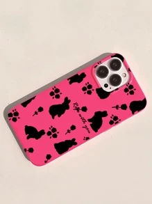 Cartoon Rabbit Pattern Phone Case - Multicolor - View 4