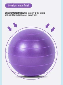 1pc Yoga & Pilates Ball - Purple - View 2