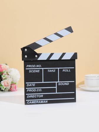 1 件木制装饰工艺品，创意电影板设计家居装饰物最佳礼物