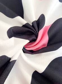 1入組織物沙灘巾現代主義豹紋印花旅行沙灘巾 - 彩色 - 查看 4