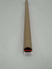 100%棕色牛皮紙吸管，每包100支 - 棕色 - 查看 7