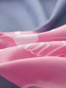 1 Nơ & Trái Tim In Trang Bị Tấm Lãng Mạn Chất Liệu Vải Chống Thấm Nước Trang Bị Tấm Đáy Cho Tất Cả Các Mùa - Màu xanh lam - Xem 3