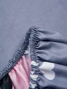 1 Nơ & Trái Tim In Trang Bị Tấm Lãng Mạn Chất Liệu Vải Chống Thấm Nước Trang Bị Tấm Đáy Cho Tất Cả Các Mùa - Màu xanh lam - Xem 5