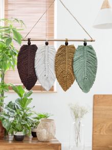 1 cái Acrylic treo trang trí, Boho dệt lá treo tường cho nhà, trang trí nhà cửa, trang trí phòng, trang trí tường - Nhiều màu - Xem 6