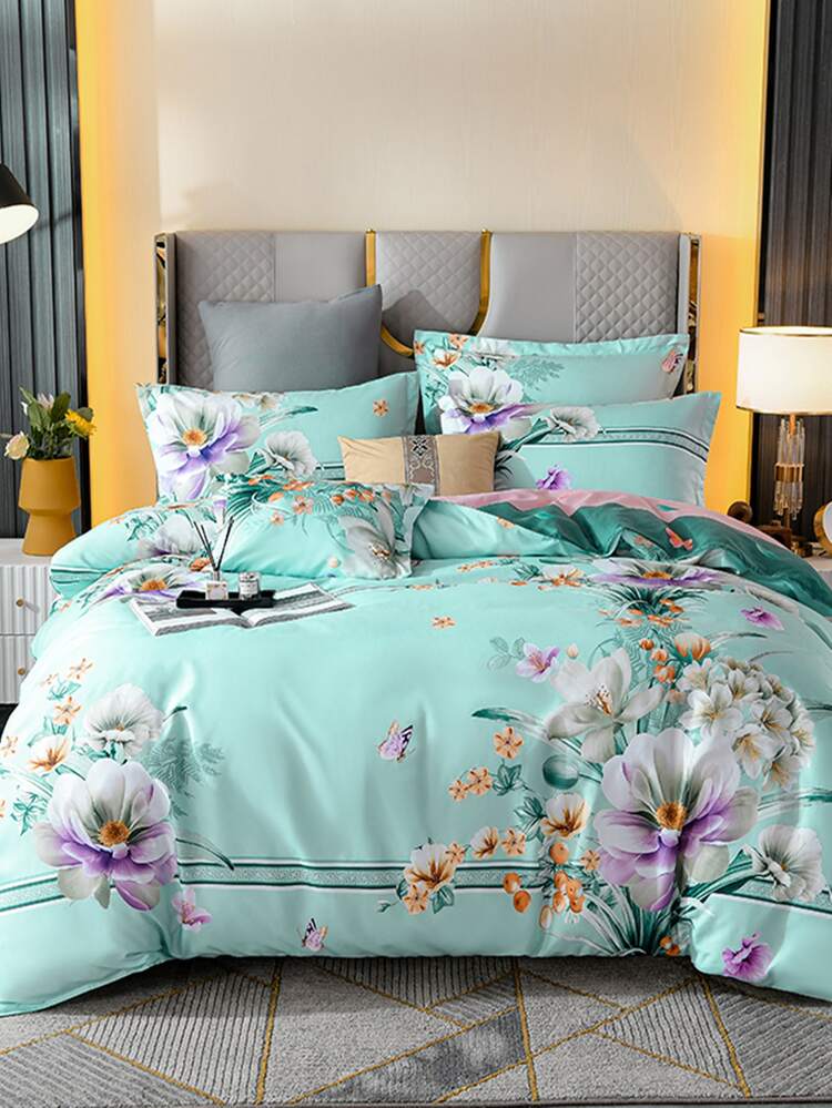 Set copripiumino per letto matrimoniale, stile etnico
