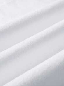 Aesthetic Post--Loose Fit Men's Slogan Printed Drop Shoulder T-Shirt - White - View 7