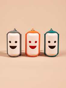 1 pieza Dispensador de bolsas para caca de mascotas de sonrisa al azar - Multicolor - Ver 1