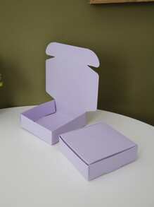 12件纸质礼品盒，紫色派对礼品包装盒 - 紫色 - 查看 1