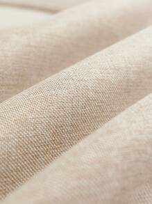 1pc Pillowcase/ Waist Cushion Cover (without Filling) - Beige - View 4