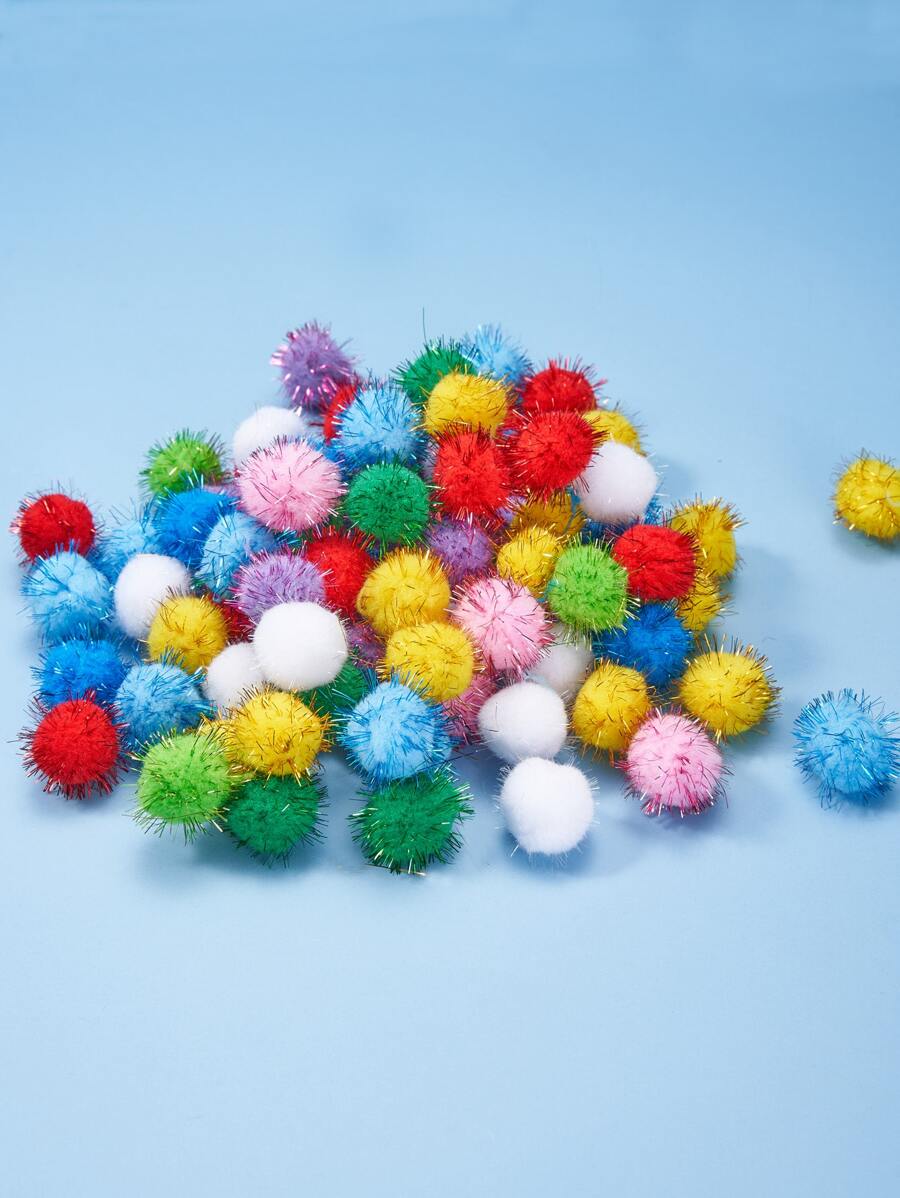 Pom poms cat/dog game Balls, DIY Christmas Pompom Soft Fluffy Plush Balls for Cats/Dogs SHEIN USA