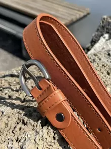 DAZY Letter Buckle Belt Casual