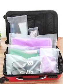 5pcs/set EVA Storage Bag, Minimalist Clear Travel Packing Bag For Travel - Clear - View 3