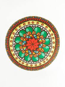 Manta de playa con estampado geométrico - Multicolor - Ver 4