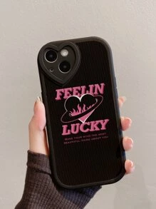 Funda para móvil con estampado de letra - Multicolor - Ver 1