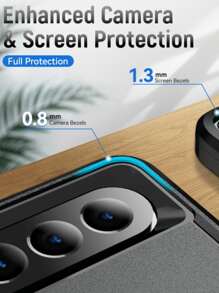 Étui de téléphone pour le jour du père, style minimaliste unicolore, résistant aux chocs et compatible avec Galaxy S24U/A05/A35/A15/A25/A24/S23FE/A12345/12345 Series/ Compatible avec les séries Apple 14ProMax/15/13/12/11/7/8/XSMaxR/ Compatible avec Moto G5G2022/G Stylus/G Play/ Série Power - Noir - Voir 4