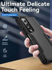 Étui de téléphone pour le jour du père, style minimaliste unicolore, résistant aux chocs et compatible avec Galaxy S24U/A05/A35/A15/A25/A24/S23FE/A12345/12345 Series/ Compatible avec les séries Apple 14ProMax/15/13/12/11/7/8/XSMaxR/ Compatible avec Moto G5G2022/G Stylus/G Play/ Série Power - Noir - Voir 5