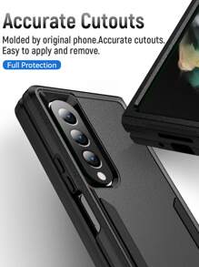 Étui de téléphone pour le jour du père, style minimaliste unicolore, résistant aux chocs et compatible avec Galaxy S24U/A05/A35/A15/A25/A24/S23FE/A12345/12345 Series/ Compatible avec les séries Apple 14ProMax/15/13/12/11/7/8/XSMaxR/ Compatible avec Moto G5G2022/G Stylus/G Play/ Série Power - Noir - Voir 6