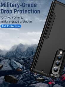 Étui de téléphone pour le jour du père, style minimaliste unicolore, résistant aux chocs et compatible avec Galaxy S24U/A05/A35/A15/A25/A24/S23FE/A12345/12345 Series/ Compatible avec les séries Apple 14ProMax/15/13/12/11/7/8/XSMaxR/ Compatible avec Moto G5G2022/G Stylus/G Play/ Série Power - Noir - Voir 7