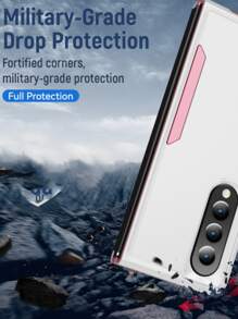 适用于 16 Explorer 情侣手机壳，高级防震纯色简约风格 - 兼容 Galaxy S24u/A05/A35/A15/A25/A24/S23fe/A12345/12345 系列/兼容 14 Pro Max/15/13/12/11/7/8/Xs Max R 系列/兼容 MOTO G5G 2022/G Stylus/G Play/Power 系列手机壳，防水防摔防刮，国际版，非国内版 - 白色 - 查看 8