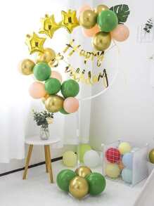 1入組塑料氣球架派對用極簡主義白色氣球架 - 白色 - 查看 5