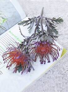 1入組塑料人造花婚禮用假花家居裝飾 - 彩色 - 查看 1