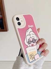 Cartoon Graphic Phone Case - Multicolor - View 4