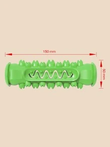 1 pieza Palo masticable para mascotas de material TPR, juguete duradero con forma de hueso para perros grandes/medianos/pequeños que ayuda a la limpieza de los dientes - Verde - Ver 6