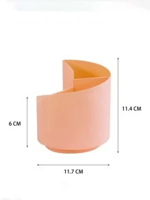 1 pieza Bote para lápices liso - Negro - Ver 4