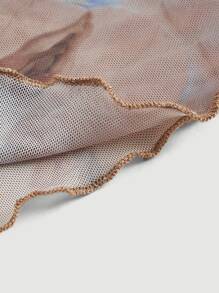 SHEIN MOD Áo nữ Xù nhỏ Con số Giải trí - Nhiều màu - Xem 4