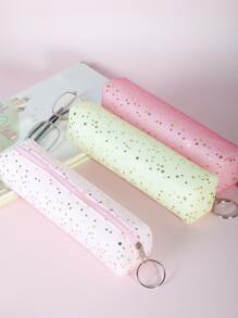 1入組星星圖案筆袋 - 粉色 - 查看 2