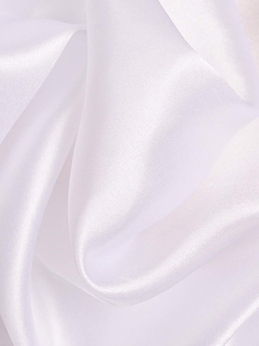 1入組白色DIY面料家用極簡滌綸DIY縫紉面料 - 白色 - 查看 1