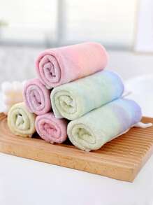 1 cái Khăn mặt màu Gradient, Khăn mặt Polyester hiện đại cho gia đình - Nhiều màu - Xem 3