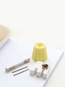 11 piezas/set de Mini taladro manual de hierro, Mini perforador portátil Simple para el hogar - Plateado - Ver 2