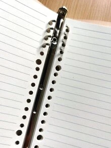 1pc Clear Cover Loose-leaf Notebook - Multicolor - View 8