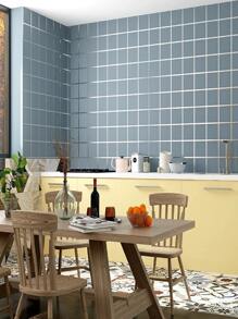 1入組素色地板密封貼紙 - 銀色 - 查看 6