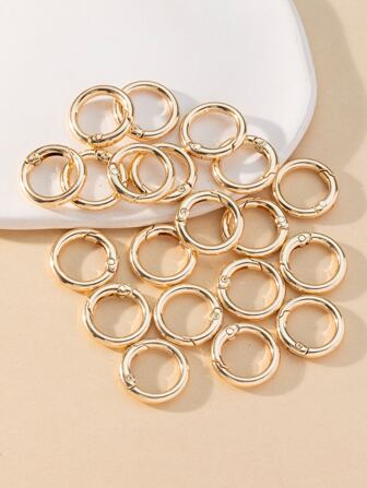20 piezas/set con abertura Anillo Accesorio de joya DIY
