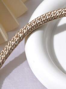 2 cái/bộ Polyester Rèm Tieback, Hình Học Trang Trí Rèm Dây Đeo Tie Cho Rèm - Rượu sâm banh - Xem 3