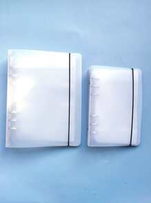 1 pieza Cubierta transparente de hojas sueltas - Multicolor - Ver 4