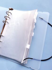 1 pieza Cubierta transparente de hojas sueltas - Multicolor - Ver 6